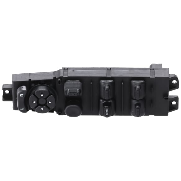 2006 Dodge Ram 1500 - Front, Driver Side Window Switch, 4-Door, Black, 8 Buttons