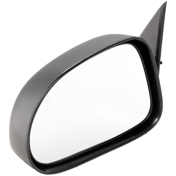 Driver Side Mirror, Manual Adjust, Non-Folding, Non-Heated, Textured Black, No Signal Light, No Memory, No Puddle Light, No Auto-Dimming, No Blind Spot Feature