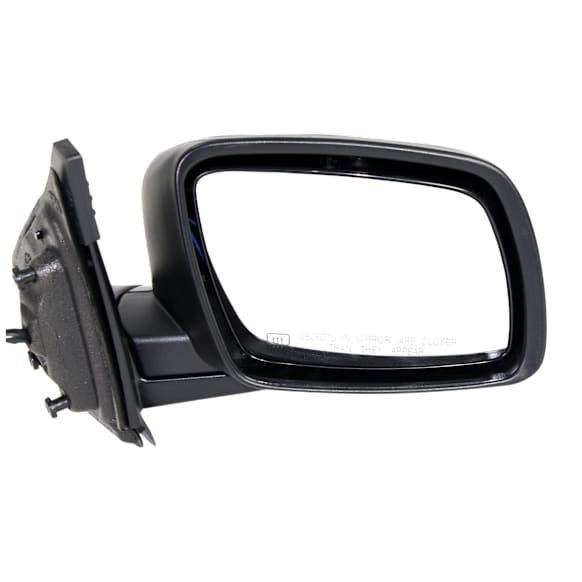 2013 Dodge Journey - Passenger Side Mirror, Power Adjust, Heated, Textured Black, Manual Folding, No Signal Light, No Blind Spot Feature, No Memory, No Puddle Light, No Auto-Dim