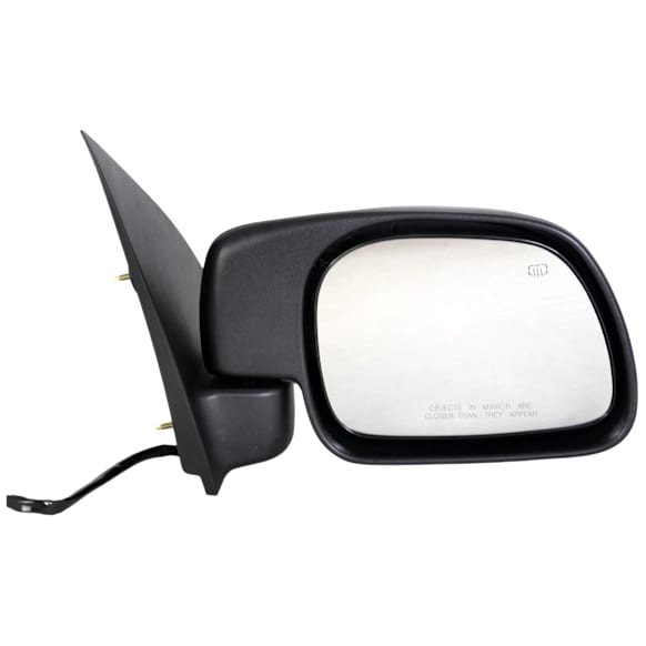 Passenger Side Mirror, Non-Towing, Power Adjust, Manual Folding, Heated, Textured Black, No Signal Light, No Memory, No Puddle Light, No Auto-Dimming, No Blind Spot Feature