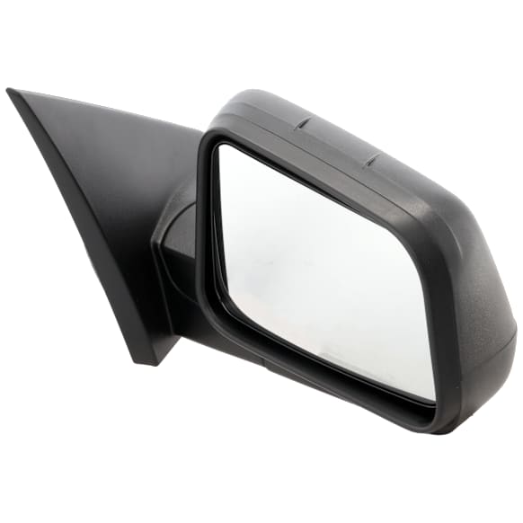2007 Ford Edge SEL - Passenger Side Mirror, Power Adjust, Non-Heated, Textured Black, Manual Folding, No Signal Light, No Blind Spot Feature, No Memory, No Puddle Light, No Auto-Dim