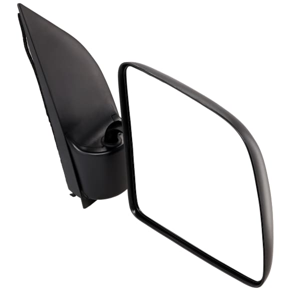 3-bolt mount, Passenger Side Mirror, Manual Adjust, Non-Heated, Manual Folding, Textured Black, No Signal Light, No Memory, No Puddle Light, No Auto-Dimming, No Blind Spot Feature