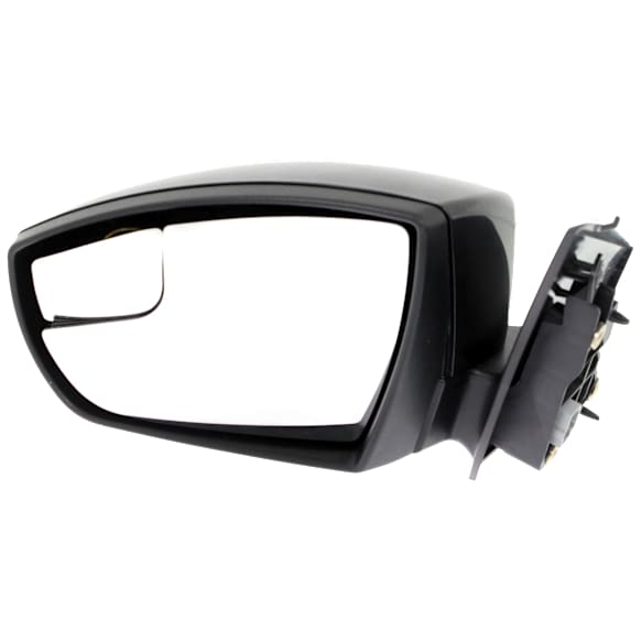 2018 Ford Focus - Driver Side Mirror, Power Adjust, Non-Heated, Paintable, Manual Folding, In-housing Signal Light, With Blind Spot Glass, No Memory, No Puddle Light, No Auto-Dimming