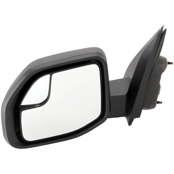 2022 Ford Maverick - Driver Side Mirror, Power Adjust, Non-Heated, Textured Black, Manual Folding, No Signal Light, With Blind Spot Glass, No Memory, No Puddle Light, No Auto-Dim