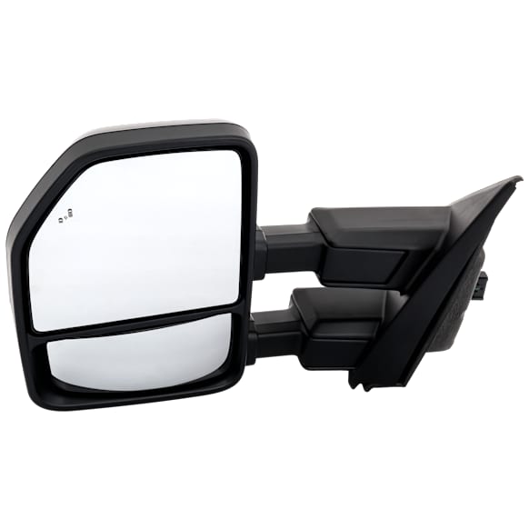 2022 Ford F-250 Super Duty - Driver Side Towing Mirror, Power Adjust, Heated, Paintable, Power Folding, In-housing Signal Light, With Blind Spot Detection in Glass, With Memory, With Puddle Light, No Auto-Dim, Crew Cab Pickup