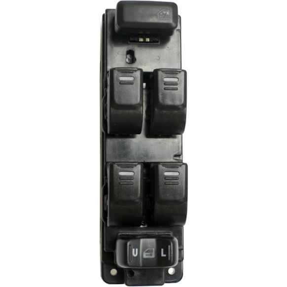 2008 Hummer H3 - Front, Driver Side Window Switch, Black, 6 Buttons