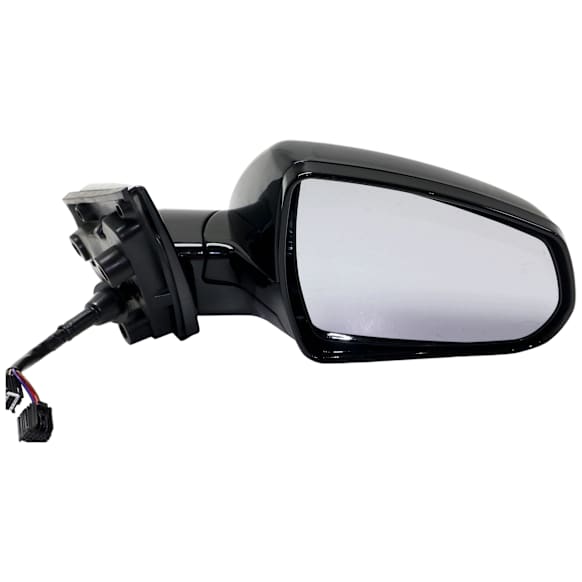 Passenger Side Mirror, Power, Power Folding, Heated, Paintable, No Signal Light, With memory, No Puddle Light, Auto-Dimming, and Blind Spot Feature, For Models Without Etched Warning