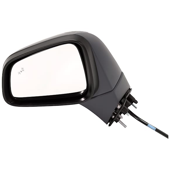 Driver Side Mirror, Power Adjust, Manual Folding, Heated, Paintable, In-housing Signal Light, No Memory, No Puddle Light and Auto-Dimming, With BSD in Glass, Without Side Object Sensor