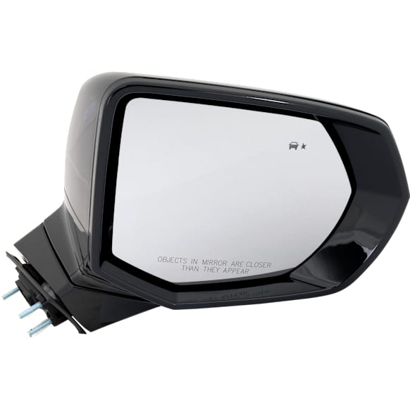 2022 GMC Yukon XL - Passenger Side Mirror, Power Adjust, Heated, Paintable, Manual Folding, No Signal Light, With Blind Spot Detection in Glass, No Memory, No Puddle Light, No Auto-Dimming