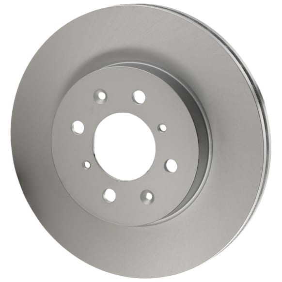 Front, Driver or Passenger Side Brake Disc, G-Coated, Plain Surface, Vented, 4 Lugs, 261.87 mm