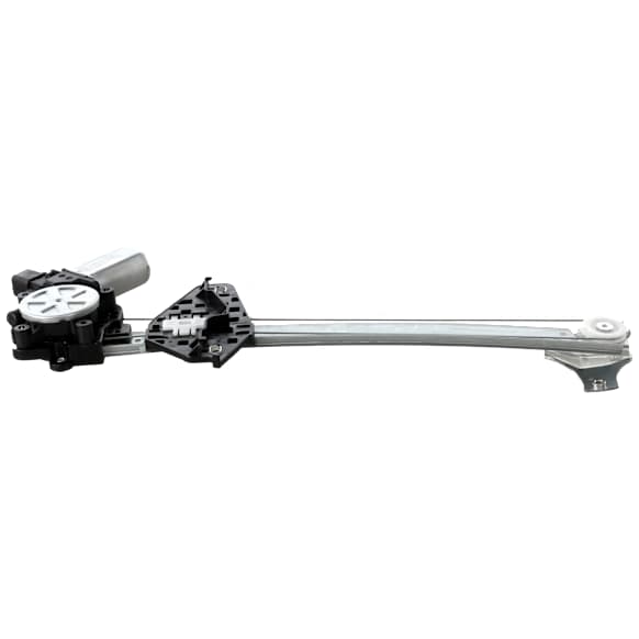 Rear, Driver Side Power Window Regulator, With Motor