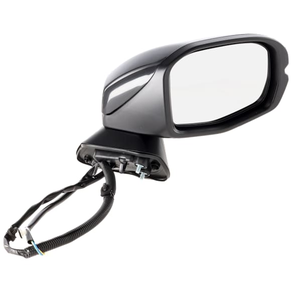 Passenger Side Mirror, Power Adjust, Non-Heated, Manual Folding, Paintable, No Signal Light, No Memory, No Puddle Light, No Auto-Dim, No Blind Spot Feature