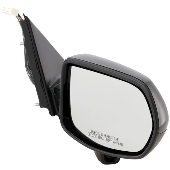 Passenger Side Mirror, Power, Manual Folding, Heated, Paintable, No Signal Light, No Memory, No Puddle Light, No Auto-Dimming, No Blind Spot Feature