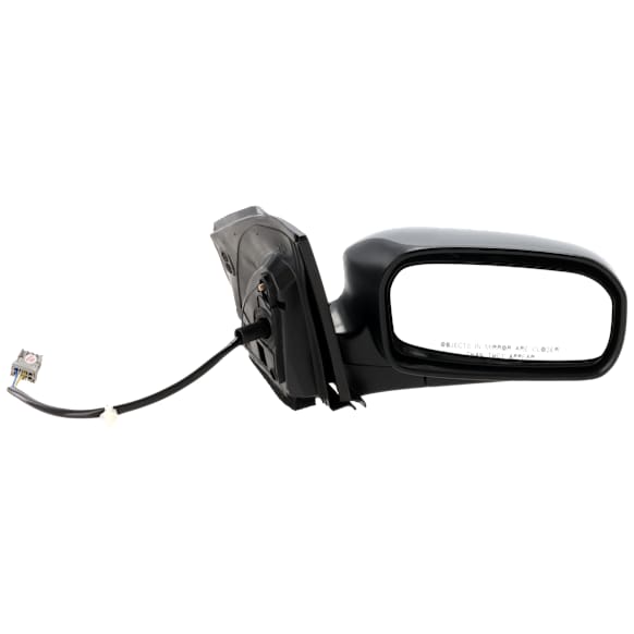 2004 Honda Civic - Passenger Side Mirror, 2-Door, Power Adjust, Non-Heated, Textured Black, Manual Folding, No Signal Light, No Blind Spot Feature, No Memory, No Puddle Light, No Auto-Dim, Hatchback
