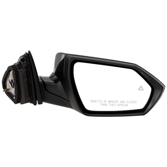 2021-2023 Hyundai Elantra - Passenger Side Mirror, Power Adjust, Manual Folding, Non-Heated, Paintable, In-glass Signal Light, No Memory, No Puddle Light, No Auto-Dimming, With Blind Spot Detection in Glass
