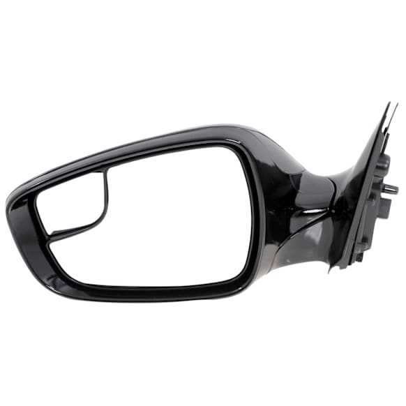 Driver Side Mirror, Power Adjust, Manual Folding, Heated, Paintable, In-housing Signal Light, No Memory, No Puddle Light, No Auto-Dimming, With Blind Spot Glass