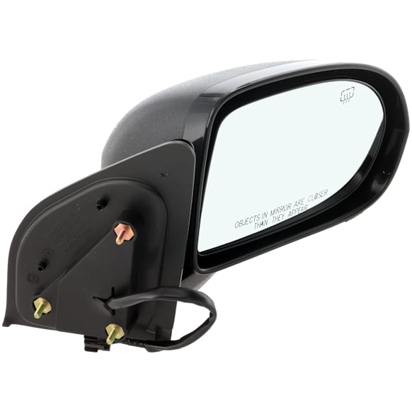 2011 Jeep Compass - Passenger Side Mirror, Power Adjust, Heated, Textured Black, Manual Folding, No Signal Light, No Blind Spot Feature, No Memory, No Puddle Light, No Auto-Dim