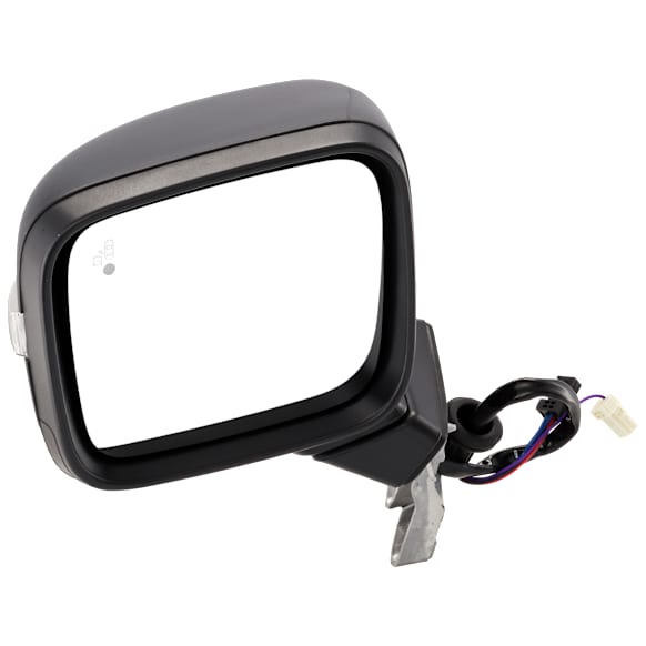 Driver Side Mirror, Power, Manual Folding, Heated, Textured Black, In-housing Signal Light, No Memory, No Puddle Light and Auto-Dimming, With BSD in Glass, With Side Object Sensor