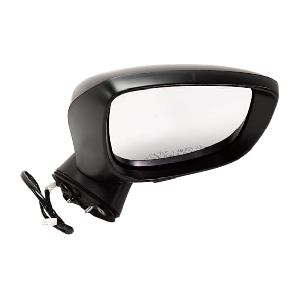 2015-2016 Mazda CX-5 - Passenger Side Mirror, Power Adjust, Manual Folding, Non-Heated, Paintable, In-housing Signal Light, No Memory, No Puddle Light, No Auto-Dimming, No Blind Spot Feature
