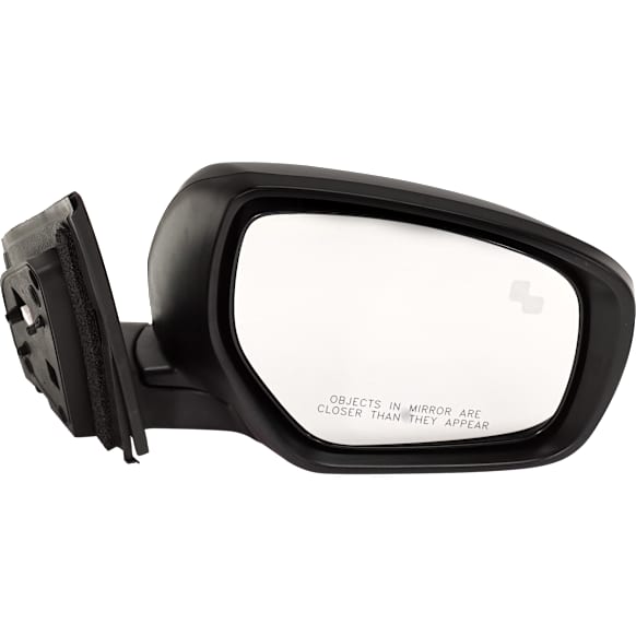 2013 Mazda CX-9 - Passenger Side Mirror, Power Adjust, Heated, Paintable, Manual Folding, In-housing Signal Light, With Blind Spot Detection in Glass, No Memory, No Puddle Light, No Auto-Dim