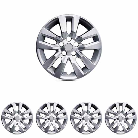 2017 Nissan Altima - Wheel Cover - Lacquer, Plastic, 16 in., 5 spoke, Set of 4, Direct Fit