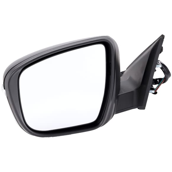 Driver Side Mirror, Power Adjust, Manual Folding, Non-Heated, Paintable, In-housing Signal Light, No Memory, No Puddle Light, No Auto-Dimming, No Blind Spot Feature
