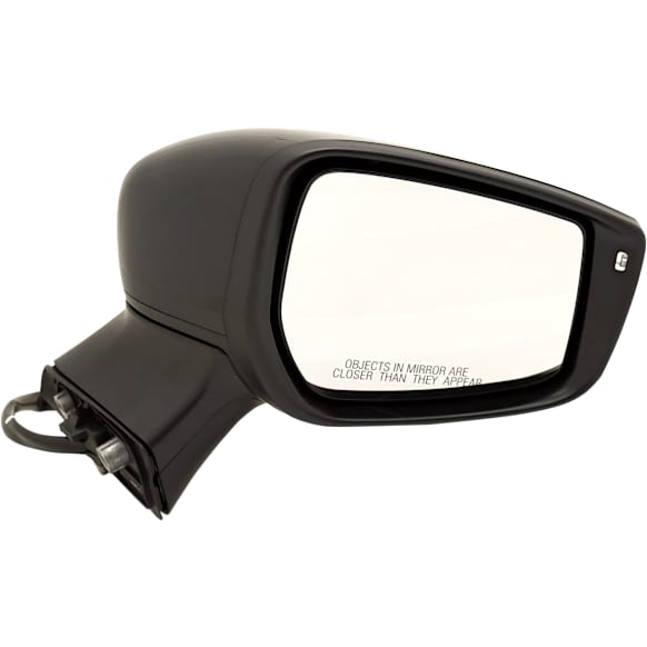 2015-2019 Nissan Versa Note - Passenger Side Mirror, Power Adjust, Manual Folding, Non-Heated, Paintable, In-housing Signal Light, No Memory, No Puddle Light, No Auto-Dimming, No Blind Spot Feature