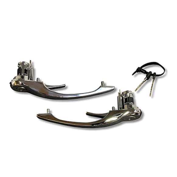 1973 Porsche 911 - Front, Driver Side Chrome Exterior Door Handle, With Key Hole