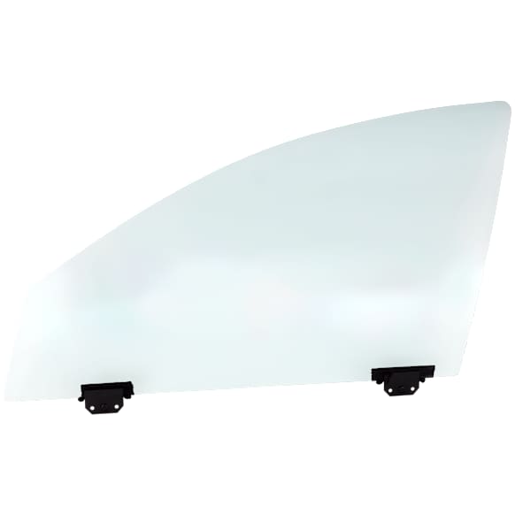Front, Driver Side Door Glass, Green Tint, With Clip, 4-Door, Sedan, Replaces NAGS No. DD09851GTY