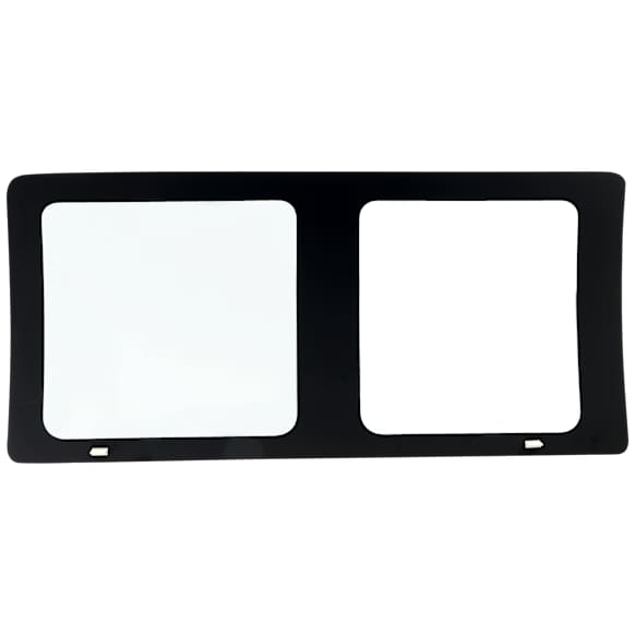 Rear, Driver or Passenger Side, Rear Section Door Glass, Green Tint, With Clip, Replaces NAGS No. DD10344GTY