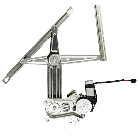 Rear, Passenger Side Power Window Regulator, With Motor