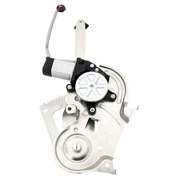Rear, Driver Side Power Window Regulator, With Motor
