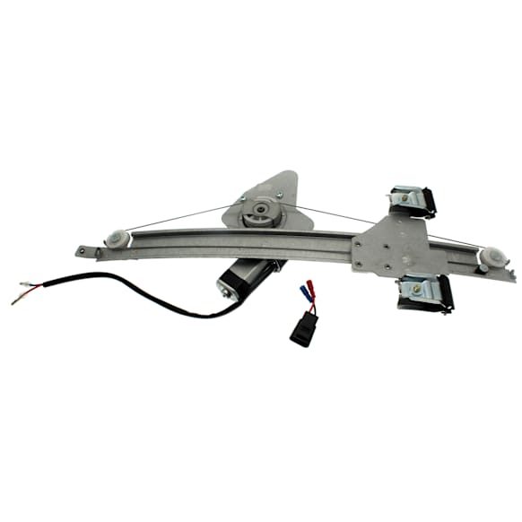 Rear, Driver Side Power Window Regulator, With Motor