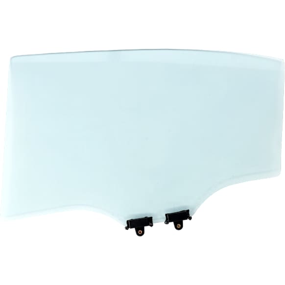 Rear, Driver Side Door Glass, Green Tint, With Clip, 4-Door, Sedan, Replaces NAGS No. FD25115GTY