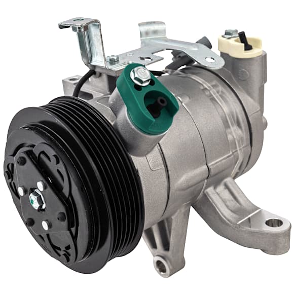 A/C Compressor With Clutch, 6-Groove Pulley