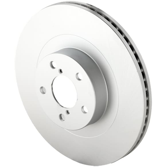 Front, Driver or Passenger Side Brake Disc, G-Coated, Plain Surface, Vented, 5 Lugs, 293.4 mm