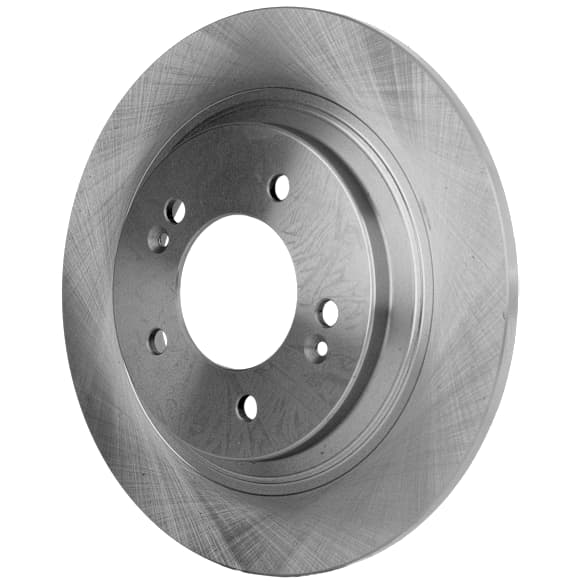 2017-2019 Hyundai Ioniq - Rear, Driver or Passenger Side Brake Disc, Plain Surface, Solid, 5 Lugs, 284 mm, For Models With Electronic Parking Brake, Pro-Line Series