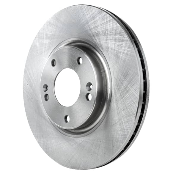 Front, Driver or Passenger Side Brake Disc, Plain Surface, Vented, 5 Lugs, 303.02 mm