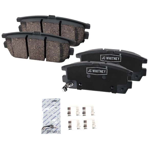 Rear Brake Pad Set, Includes Shims and Hardware