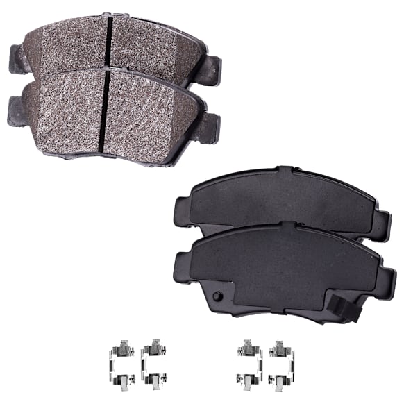 Front Brake Pad Set, Includes Shims and Hardware