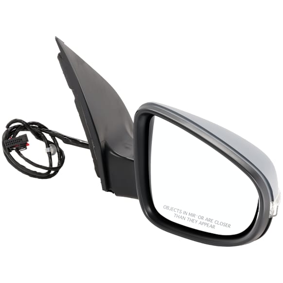 2014 Volkswagen GTI - Passenger Side Mirror, Power Adjust, Heated, Paintable, Power Folding, In-housing Signal Light, No Blind Spot Feature, No Memory, With Puddle Light, No Auto-Dim