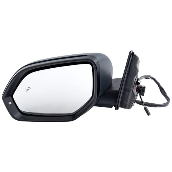 2021 Volkswagen Atlas - Driver Side Mirror, Production Date From July 20, 2020, Power Adjust, Heated, Paintable, Manual Folding, In-housing Signal Light, With Blind Spot Detection in Glass, With Memory, No Puddle Light, No Auto-Dim
