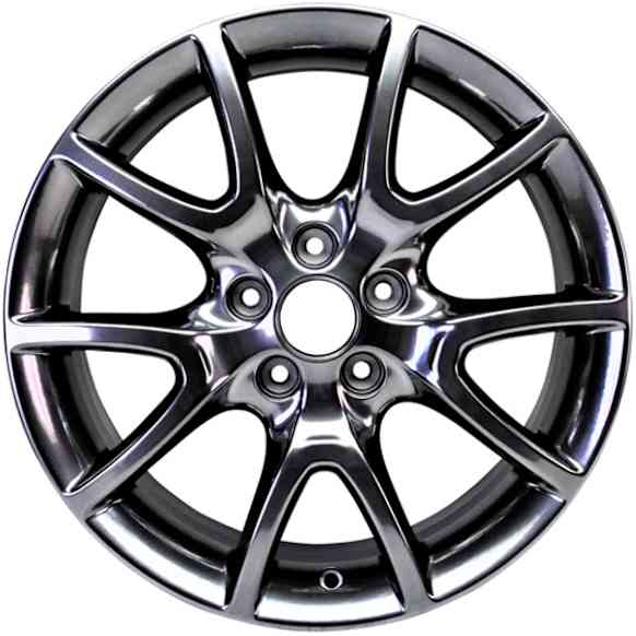 ALY02445U79N Aluminum Silver Wheel, 17 in. X 7.5 in., 5 x 110 mm Bolt Pattern