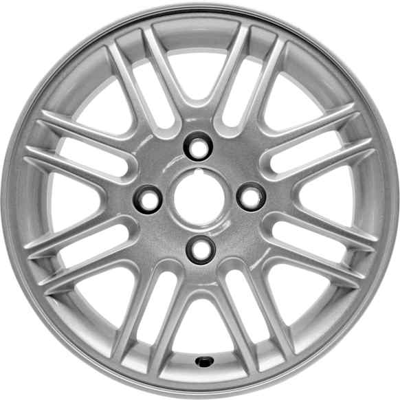ALY03367U20N Jante Aluminum Silver Wheel - 15 in. X 6 in., 4 x 4.5 in. Bolt Pattern, Sold Individually