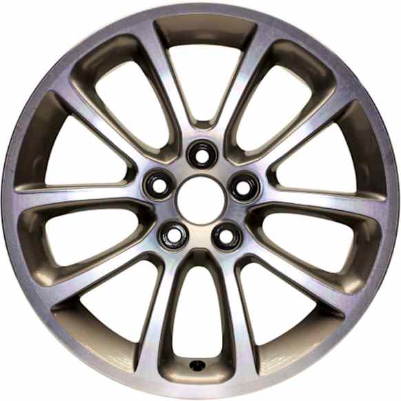 ALY03705U30N Jante Aluminum Charcoal Wheel - 18 in. X 7.5 in., 5 x 4.5 in. Bolt Pattern, Sold Individually