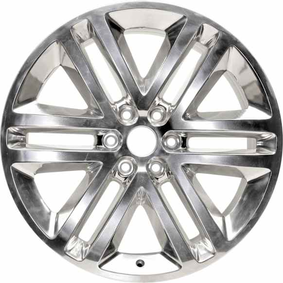 ALY03993U80N Jante Aluminum Polished Wheel - 22 in. X 9.5 in., 6 x 135 mm Bolt Pattern, Sold Individually