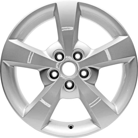 2009 Chevrolet Malibu - Aluminum Silver Wheel, 17 in. x 7 in., 5 x 110 mm Bolt Pattern