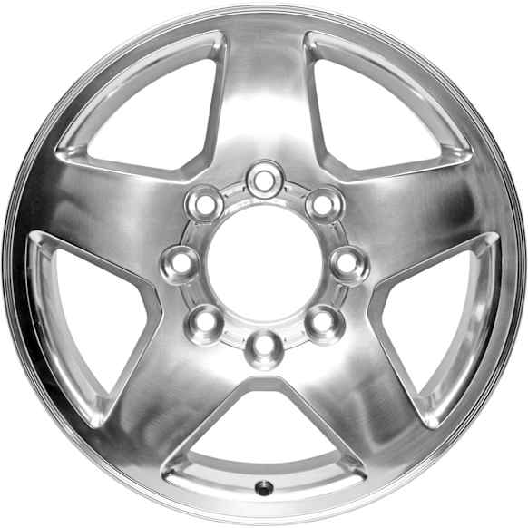 ALY05503U80N Jante Aluminum Polished Wheel - 20 in. X 8.5 in., 8 x 180 mm Bolt Pattern, Sold Individually