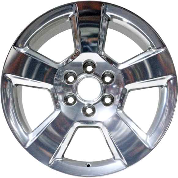 ALY05652U80N Jante Aluminum Polished Wheel - 20 in. X 9 in., 6 x 5.5 in. Bolt Pattern, Sold Individually