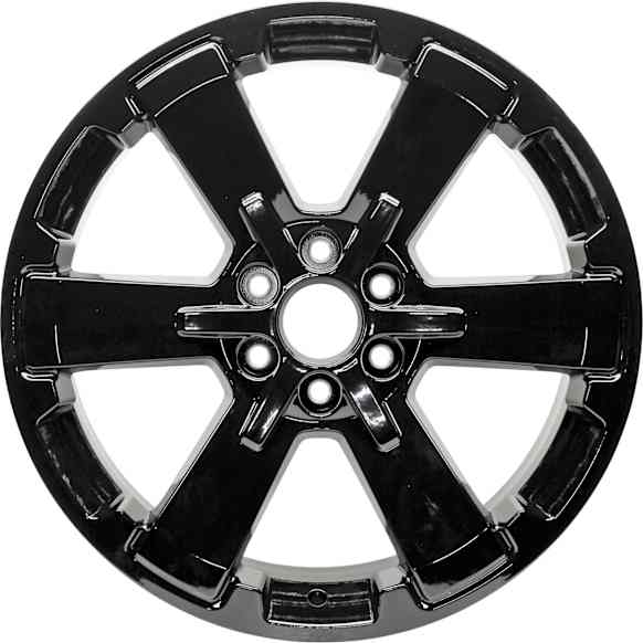 ALY05662U45N Jante Aluminum Painted Black Wheel - 22 in. X 9 in., 6 x 5.5 in. Bolt Pattern, Sold Individually
